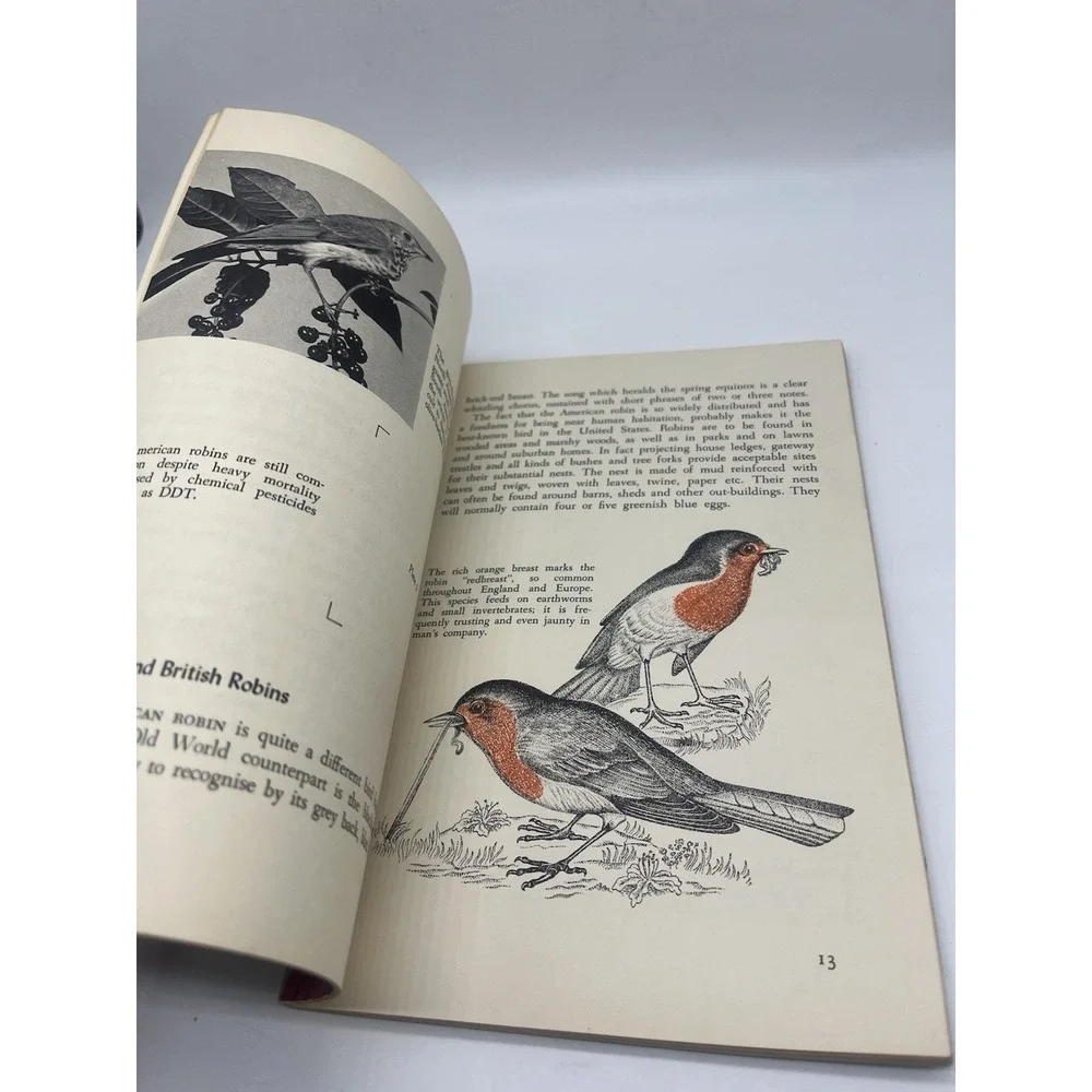 Vintage Song Birds Science Program Book National Audubon Add Pictures Homeschool